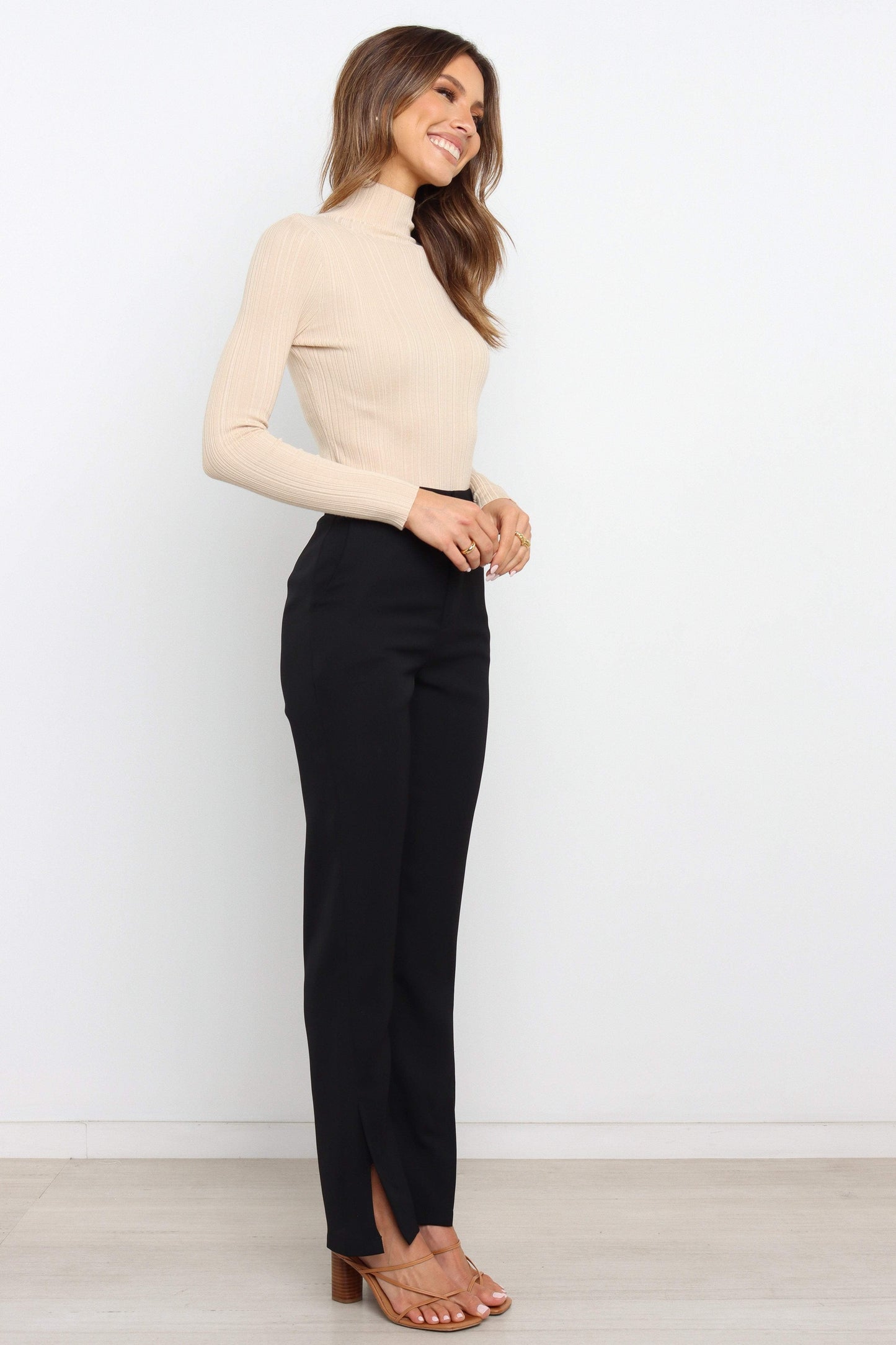 Alfie Ribbed High-Neck Slim-Fit Top