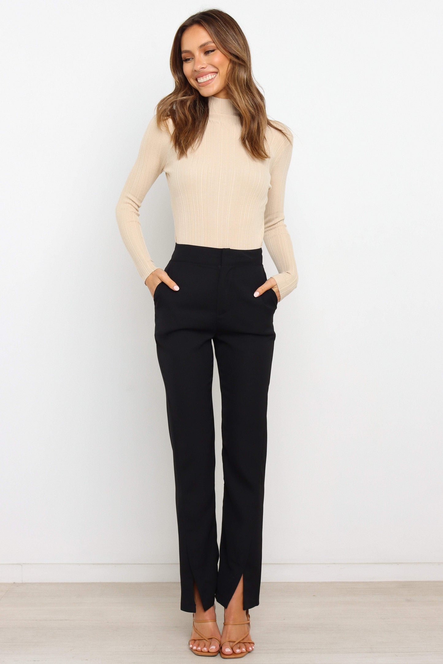Alfie Ribbed High-Neck Slim-Fit Top