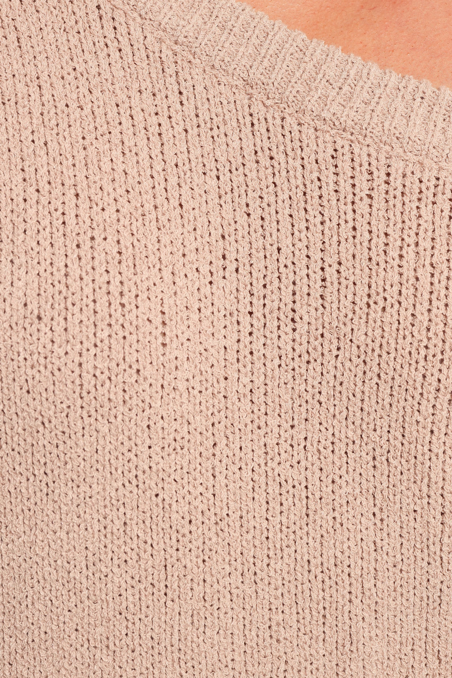 Asymmetrical Off-Shoulder Knit Top
